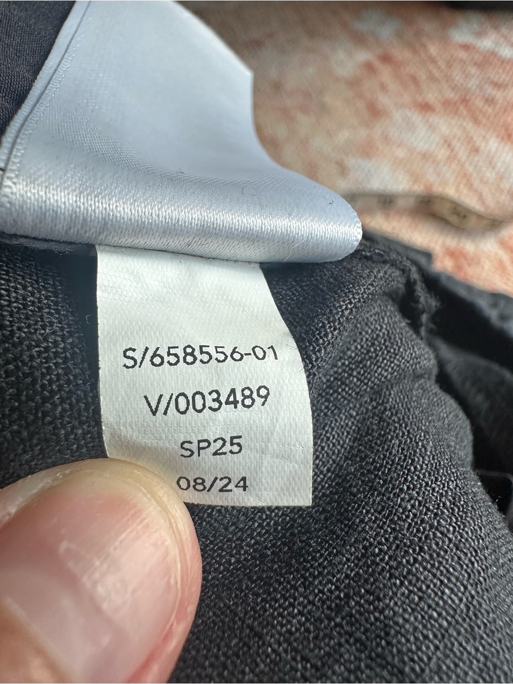 ATHLETA Retreat High Rise Linen Ankle Pant size Small Black #658556 - Picture 6 of 9